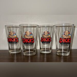 Dick’s Last Resort Myrtle Beach 16 oz glass set of 4